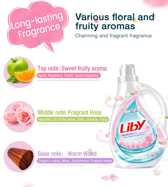 ⁦Liby Total Action Laundry Liquid – 3kg⁩ - الصورة ⁦2⁩