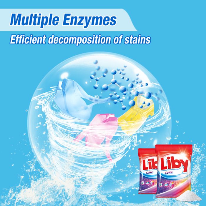 Liby Color Detergent Powder–3kg - Image 7