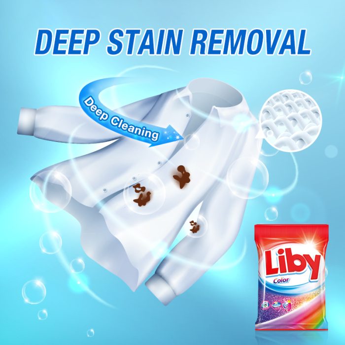 Liby Color Detergent Powder–3kg - Image 6